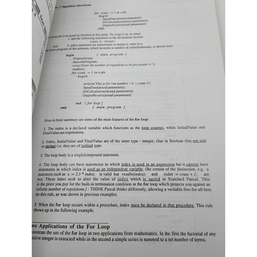 Vintage Problem Solving With Pascal On The Macintosh By Dr. T.K. Lim, 1992